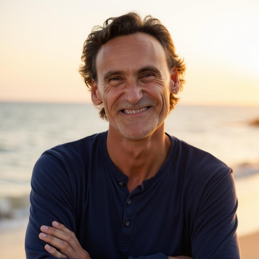 Jorge N. Ferrer by the sea